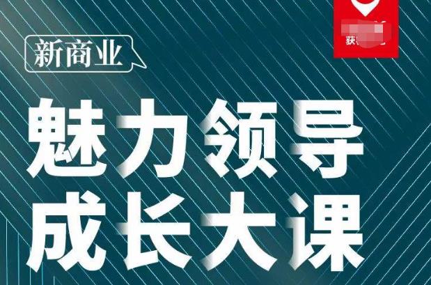 新商业魅力领导成长大课2023新版，高效管理必修课（30节）-无双资源网