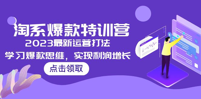 2023淘系爆款特训营，2023最新运营打法，学习爆款思维，实现利润增长-无双资源网