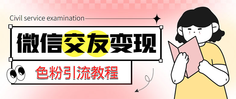 微信交友变现项目，吸引全网LSP男粉精准变现，小白也能轻松上手，日入500+-无双资源网