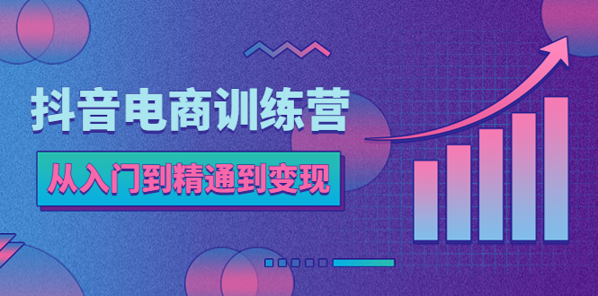 抖音电商训练营：从入门到精通，从账号定位到流量变现，抖店运营实操-无双资源网