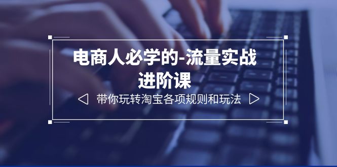 【百度网盘】电商人必学的-流量实战进阶课：带你玩转淘宝各项规则和玩法（12节课）-无双资源网