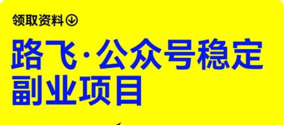 路飞·公众号稳定副业项目，你只要无脑去推广，粉丝和收入，自然就来了-无双资源网