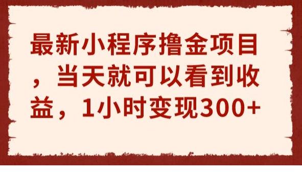 【百度网盘】最新小程序撸金项目，当天就可以看到收益，1小时变现300+-无双资源网