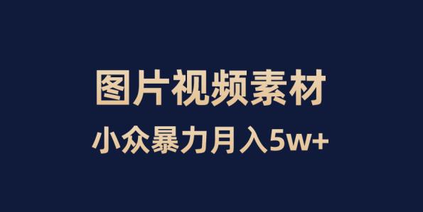 【百度网盘】小众暴力，零成本，靠卖图片视频素材月入5W+-无双资源网