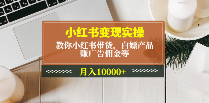 小红书变现实操：教你小红书带货，白嫖产品，赚广告佣金等，月入10000+-无双资源网