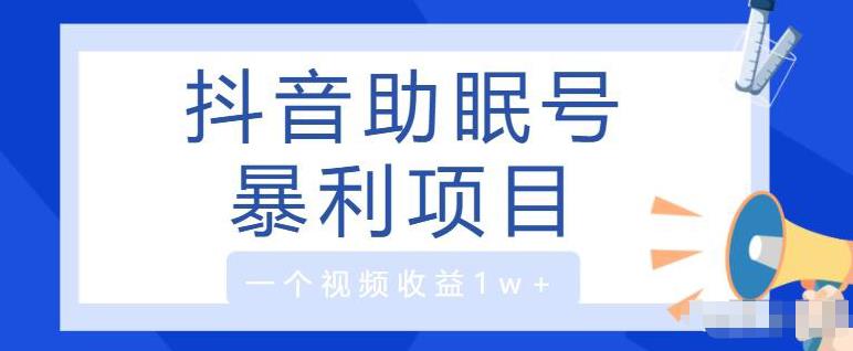 【百度网盘】睡眠？月入20000+？冷门小项目，无门槛保姆级教程，有手就会-无双资源网