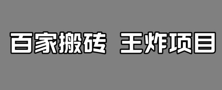 【百度网盘】百家最新搬运玩法，单号月入5000+-无双资源网