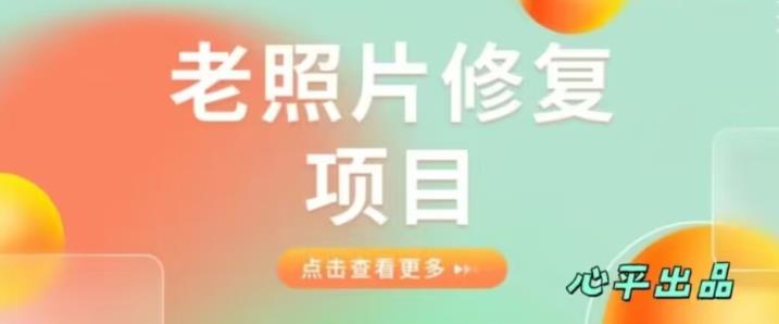 【百度网盘】老照片修复项目简单粗暴日入500+，0成本，低风险-无双资源网