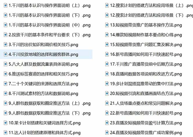 图片[2]-【百度网盘】2023巨量千川小白到高手：推广逻辑 计划搭建 搭建思路等(教程+图文+配套)-无双资源网