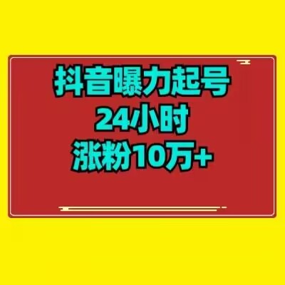 【百度网盘】抖音曝力起号24小时涨粉10万+教程拆解-无双资源网