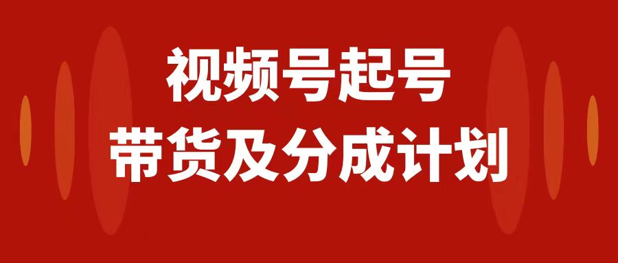 【夸克网盘】视频号快速起号，分成计划及带货，0-1起盘、运营、变现玩法，日入1000+-无双资源网