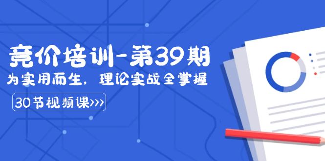 某收费竞价培训-第39期：为实用而生，理论实战全掌握（30节课）-无双资源网