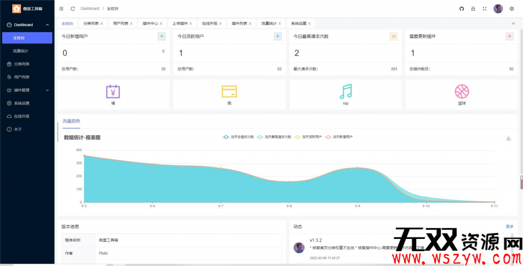 图片[3]-2024最新在线工具箱网站系统源码-无双资源网