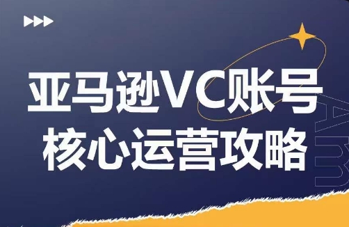 亚马逊VC账号核心玩法解析，实战经验拆解产品模块运营技巧，提升店铺GMV，有效提升运营利润-无双资源网