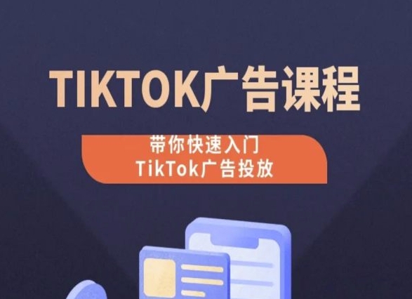 TikTok广告投放课程，从0-1实操课，带你快速入门TikTok广告投放-无双资源网