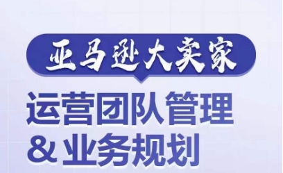 亚马逊大卖家-运营团队管理&业务规划，为你揭秘如何打造超强实力的运营团队-无双资源网