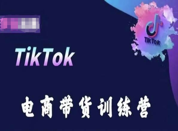 TikTok电商带货训练营，跟随时代潮流，跨境掘金-无双资源网