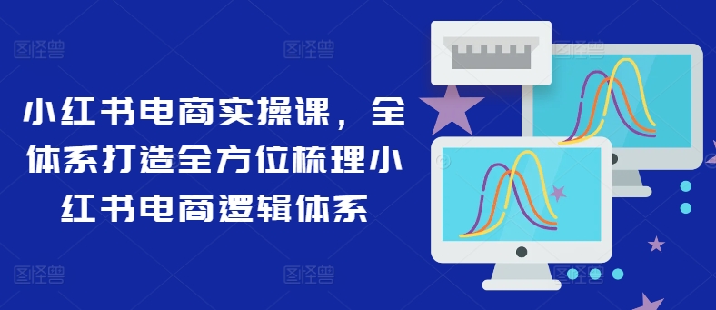 小红书电商实操课，全体系打造全方位梳理小红书电商逻辑体系-无双资源网